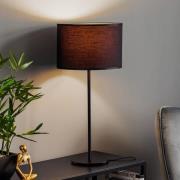 Tafellamp Soho, cilindrisch 56 cm zwart/goud