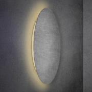 Escale LED wandlamp, betonlook, Ø 95 cm
