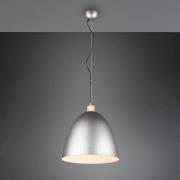 Hanglamp Jagger, 1-lamp, Ø 40 cm, nikkel