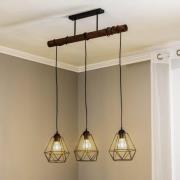 Hanglamp Acero met kooikappen, 3-lamps