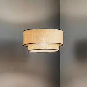 Hanglamp Boho jute & zwart Ø45cm 1-lamp