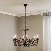 Kroonluchter Collana metaal 6-lamps brons