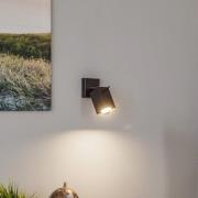 Wandspot Square, zwart, 1-lamp