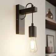 Wandlamp Tyske van hout, wenge