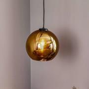 Hanglamp Polaris, spiegelend glas, goud