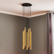 Hanglamp Laser 7-lamps, messing