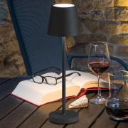 LED tafellamp 5099, oplaadbare batterij IP54 dimbaar grafiet