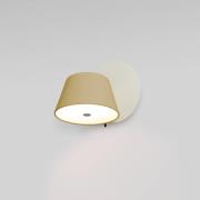 MARSET Tam Tam wandlamp 1-lamp mat wit/zand