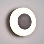 LED buiten wandlamp Morena, zwart, IP54, CCT, kunststof