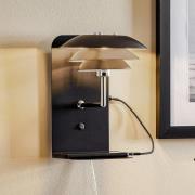 Dyberg Larsen DL20 USB Shelf wandlamp, zwart