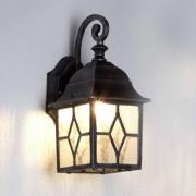 Buitenwandlamp Genoa met loodglas, IP23