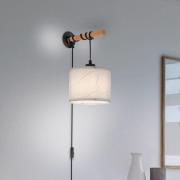 Green Sofie wandlamp met papieren kapje