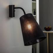 Flex Shade wandlamp, verplaatsbaar, zwart