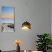 Berceste 252-S hanglamp Ø20cm zwart/goud