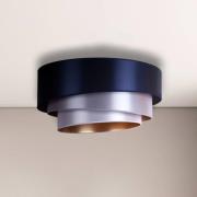 Plafondlamp Trio Ø 60 cm, marineblauw/zilver/wit/goud