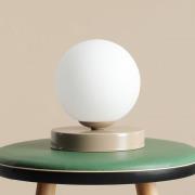 Tafellamp Joel, hoogte 17 cm, beige/wit