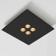 ICONE Confort - LED plafondlamp in elegant zwart