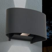 LED buitenwandlamp Greta, up/down, antraciet