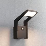 Paulmann LED buitenwandlamp Juntea, aluminium, antraciet, sensor