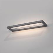 PURE LED wandlamp Puro grijs breedte 50 cm aluminium dimmer