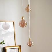 EBB & FLOW Uva M Hanglamp Ball goud goud-rook