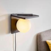 Wandlamp Ciglie met QI-laadfunctie