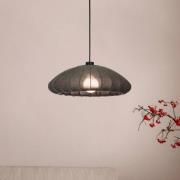 Hanglamp Barlaston, kap met textiel bekleed 1-lamp