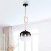 Hanglamp Luma van glas, 1-lamp