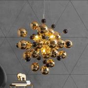 Hanglamp Explosion met gouden bollen