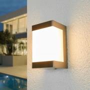 Roestvrijstalen LED buiten wandlamp Severina