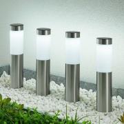 Lindby Sirita LED grondspies-solarlamp, 4 per set