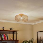 Lindby plafondlamp Kaviya, koper, Ø 40 cm, ijzer, E27