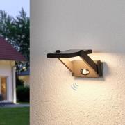 LED-buitenwandlamp Valerian op zonne-energie