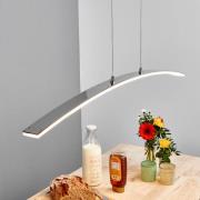 LED hanglamp Lucande Lorian, 99 cm, chroom, metaal