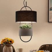 Lucande Amylee hanglamp, stof en beton