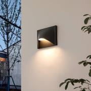 Lucande Gianovia LED buitenwandlamp, aluminium