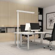 Arcchio LED kantoor vloerlamp Susi, set van 2, wit, sensor