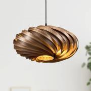 Gofurnit Veneria hanglamp, noten, Ø 50 cm