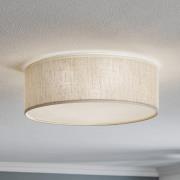 Canvas plafondlamp, beige, Ø 38cm