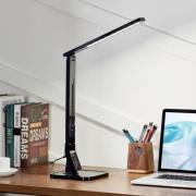 Zwarte LED bureaulamp Eleni