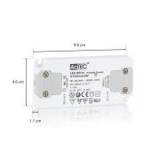 AcTEC Slim LED driver CC 500mA, 6W