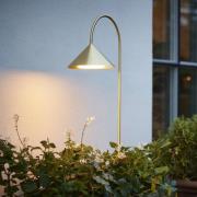 FRANDSEN LED grondspies lamp Grasp, messingkleurig, hoogte 82 cm