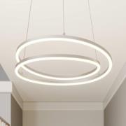 Lindby Davian LED hanglamp, dimbaar, nikkel