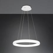 Hanglamp Cardona, Ø 75 cm, wit, CCT, metaal