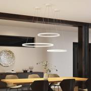 Molto Luce LED hanglamp Perfora, wit, Ø 60 cm, aluminium