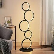 Lindby Jacek LED vloerlamp met 5 ringen