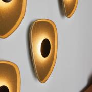 LOOM DESIGN LED wandlamp Cozy, geel, vilt, 40 x 31 cm