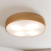 Plafondlamp Cleo, Ø 50 cm, goud