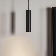 Hanglamp Eye, hoogte kap 25 cm, zwart