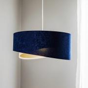 Vivien hanglamp driekleurig blauw/beige/goud